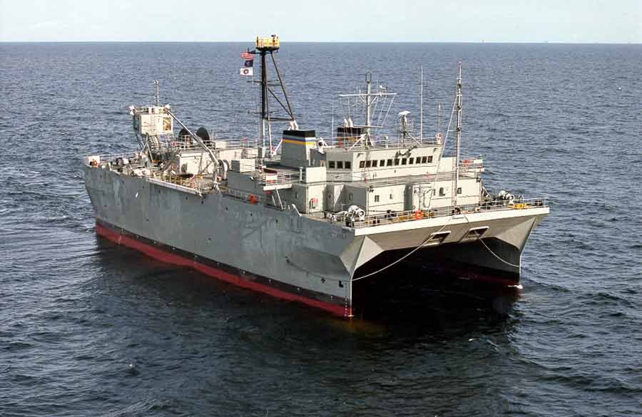 Tàu thăm dò hải dương USNS Victorious của Mỹ
