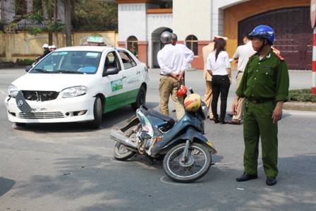 Hiện trường vụ tai nạn