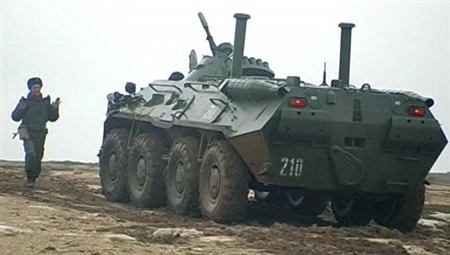 Xe đổ bộ tham gia cuộc tập trận