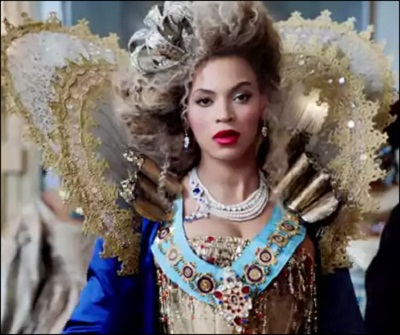 Beyonce trong một quảng cáo trên truyền hình