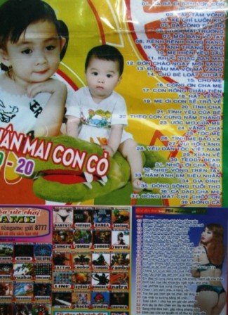 Đĩa thiếu nhi in hình “sexy”, quảng cáo “chuyện người lớn”