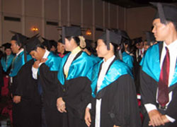 Sinh viên dự lễ tốt nghiệp tại Đại học RMIT, ảnh chụp trước đây. Courtesy RMIT.
