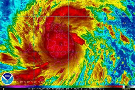 Haiyan được đánh giá là siêu bão mạnh nhất trong lịch sử nhân loại 1