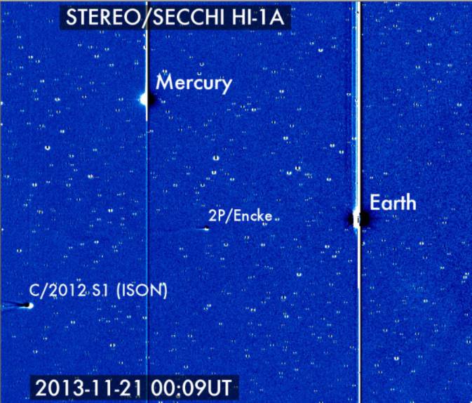 Hình ảnh STEREO của sao chổi gần mặt trời