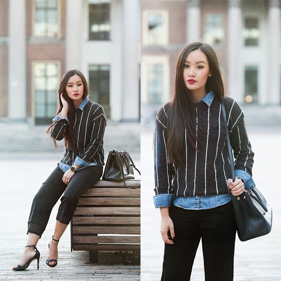 Street style: Học phái đẹp châu Á diện đồ đẹp đón nắng