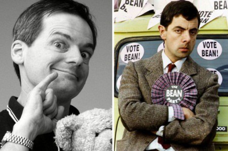 Ông Francois Brunelle và nhân vài hài kịch nổi tiếng Mr. Bean.