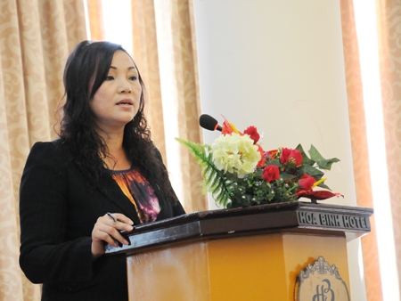 Luật sư Vũ Thị Nga, Trưởng Văn phòng Luật sư Công Lý Việt.