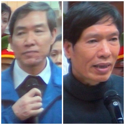 Dương Chí Dũng (trái) và em trai.