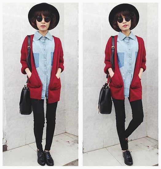 style 657 Gặp cô bạn 9X mix trang phục cực chất với đồ cũ