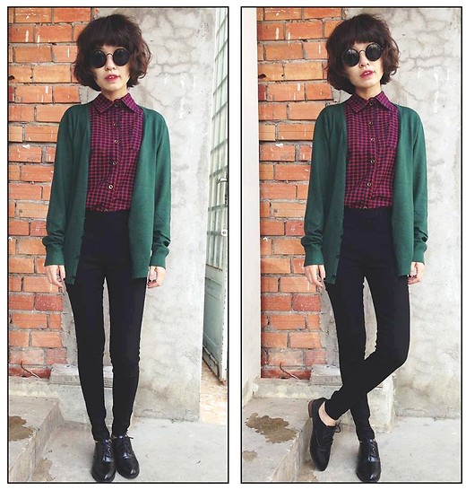 style 689 Gặp cô bạn 9X mix trang phục cực chất với đồ cũ