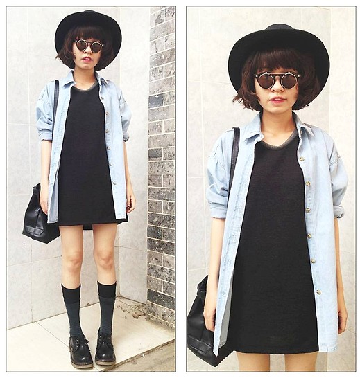 style 809 Gặp cô bạn 9X mix trang phục cực chất với đồ cũ