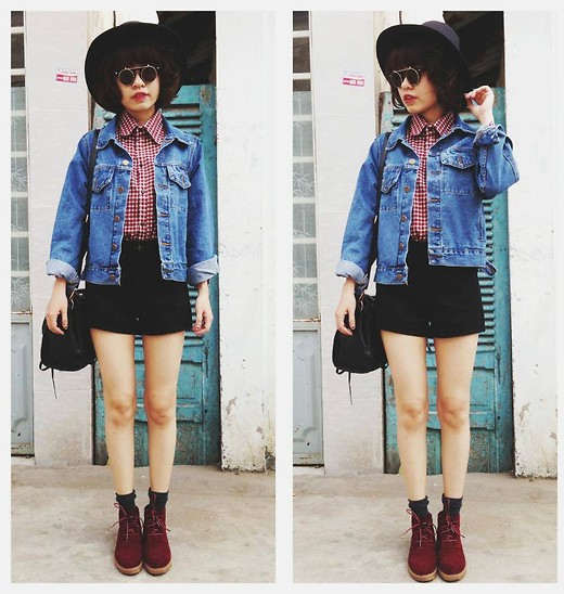 Gặp cô bạn 9X mix trang phục cực chất với đồ cũ Gặp cô bạn 9X mix trang phục cực chất với đồ cũ