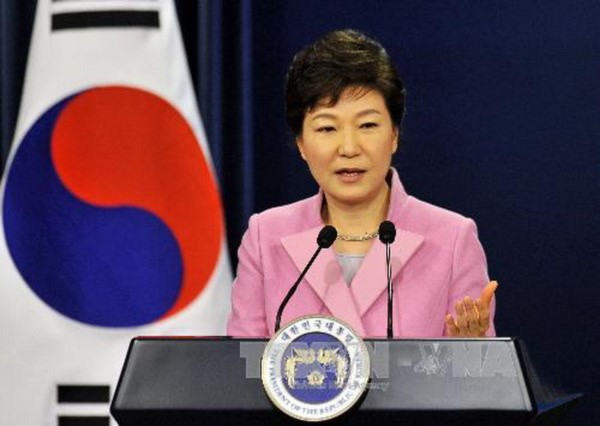 Tổng thống Hàn Quốc Park Geun-hye. (Nguồn: AFP/TTXVN)