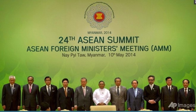 Các Ngoại trưởng ASEAN tại hội nghị. (Nguồn: AP) Các Ngoại trưởng ASEAN tại hội nghị. (Nguồn: AP)