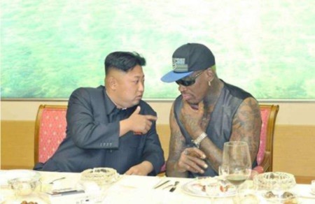 Nhà lãnh đạo Kim Jong-un và cựu sao bóng rổ 