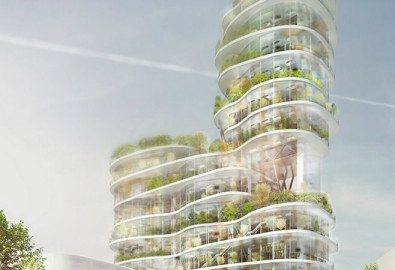 Mô hình Thành Phố Xanh (Green Living City). Một sự xếp tầng cân bằng giữa không gian đô thị và thiên nhiên.