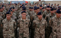 Lính Đức tham gia trong lực lượng NATO (ảnh: Reuters)