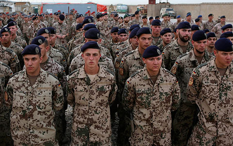 Lính Đức tham gia trong lực lượng NATO (ảnh: Reuters)