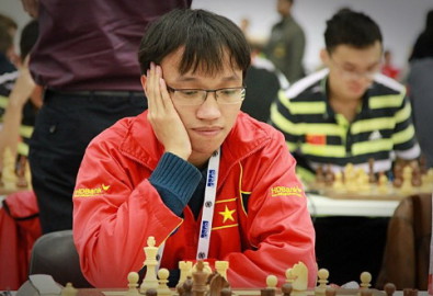 Trường Sơn xuất sắc đoạt HCV bàn 2 tại Olympiad 2014. Ảnh: Tromso2014.com