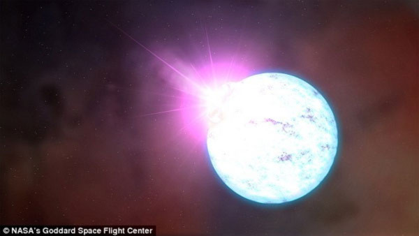 Lần đầu tiên phát hiện ngôi sao chui vào ngôi sao