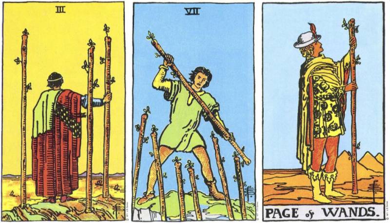 già cơ, bộ bài Tây, bài Tarot, Bài chọn lọc, 