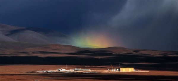 Xuất hiện cầu vồng trên sa mạc khô hạn nhất thế giới sa mạc, cầu vồng, Atacama,