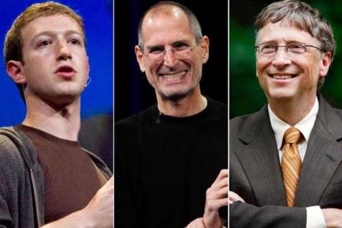 Bỏ học để khởi nghiệp không phải là con đường tắt dẫn đến thành công Steve Jobs, Mark Zuckerberg, Bill Gates,
