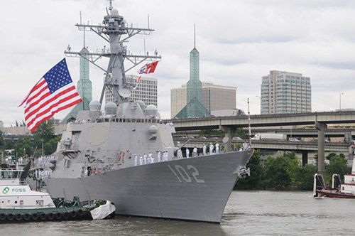 Tàu khu trục USS Sampson của Mỹ sẽ hỗ trợ chiến dịch, dự kiến nó sẽ tới khu vực tìm kiếm từ ngày 30/12.