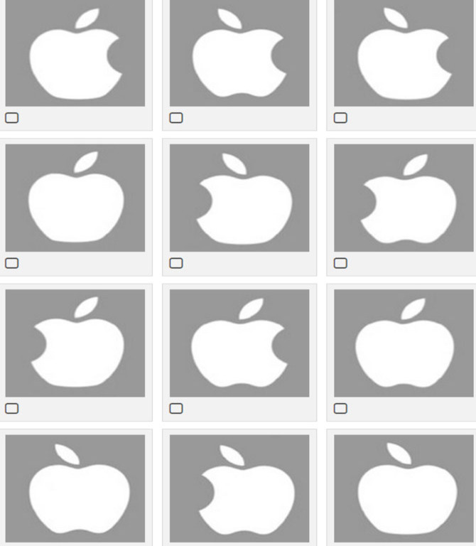 Phần lớn nhận diện sai logo Quả táo. Tại sao?