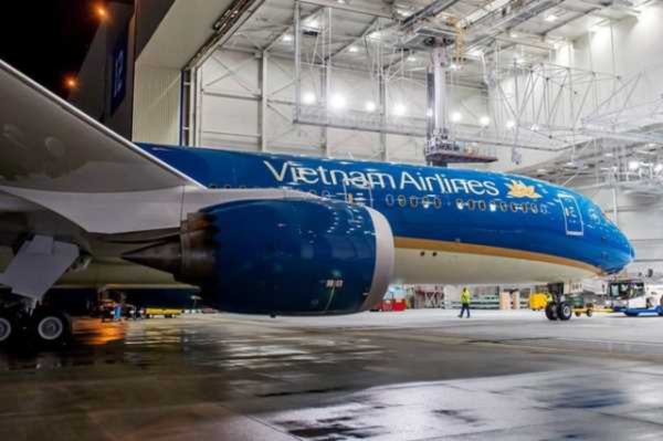 Cận cảnh Boeing 787 đầu tiên của Vietnam Airlines xuất xưởng tại Mỹ