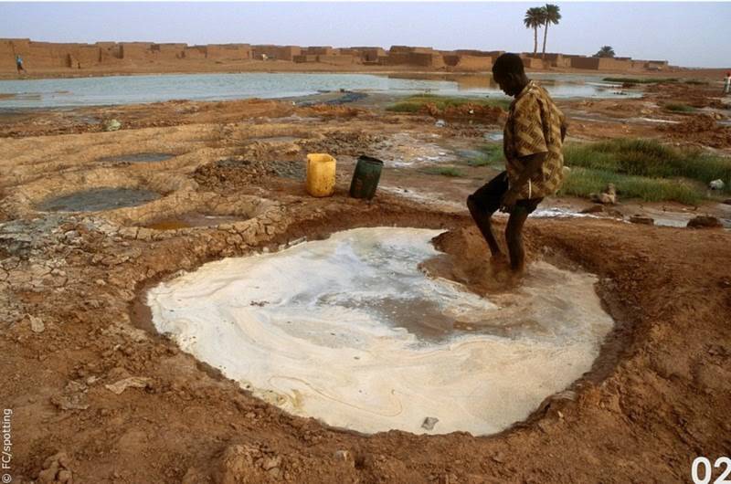 Cánh đồng muối đất sét “độc nhất vô nhị” ở sa mạc Sahara - 4