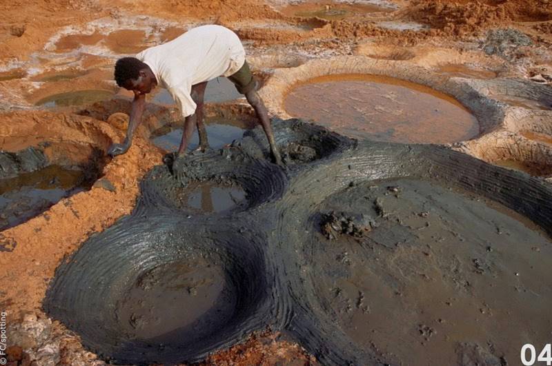 Cánh đồng muối đất sét “độc nhất vô nhị” ở sa mạc Sahara - 6