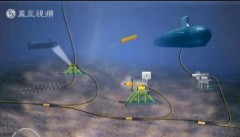 Mô hình đồ họa hoạt động của hệ thống giám sát tàu ngầm dưới đáy biển (Đài Phượng Hoàng-Hồng Kông)