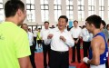 Ông Tập Cận Bình xuất hiện ở Nam Kinh và gặp gỡ đội tuyển Trung Quốc tham gia Thế vận hội hôm 15/8. (Ảnh: news.cn)