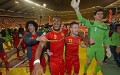 Marouane Fellaini - Christian Benteke - Kevin Mirallas  - Thibaut Courtois  of belgique
SOCCER : Belgium vs Serbia - FIFA 2014 World Cup Qualifier - 06/07/2013
(Panoramic)
Picture Supplied by Action Images
PLEASE NOTE: FOR EDITORIAL SALES ONLY. CONTRACT CLIENTS: ADDITIONAL FEES MAY APPLY - PLEASE CONTACT YOUR ACCOUNT MANAGER