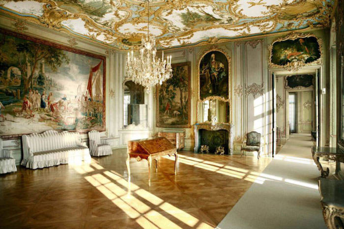 Sự trang trí mang đặc trưng của Rococo Đức