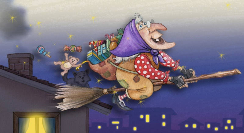  La Befana mang cả hai tính cách: tốt bụng và xấu tính. Bà biết rất rõ tính cách của từng em bé để chọn món quà cho chúng.