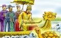 Vua Lê Lợi và truyền thuyết "Trả Gươm". (Ảnh: SGK)