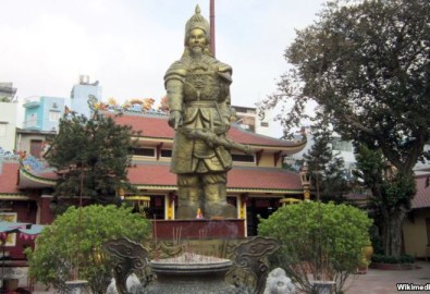 Đền thờ Trần Hưng Đạo ở số 36 đường Võ Thị Sáu, phường Tân Định, quận 1, Tp HCM.