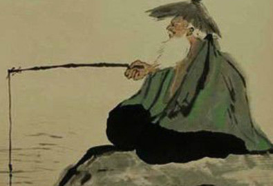 Khương Tử Nha ngồi câu cá bên sông Vị Thủy và gặp được Chu Văn Vương