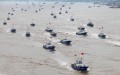 Số tàu cá Trung Quốc trong lần ra khơi lên đến hàng ngàn - Ảnh: Daily Mail
