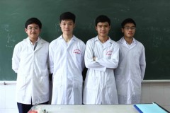 Đoàn học sinh Việt Nam tham gia kỳ thi Olympic Hóa học quốc tế năm 2016 tại Gruzia,  Ảnh: Quý Trung- TTXVN
