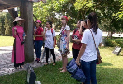 Sinh viên Mỹ có nhiều trải nghiệm về văn hóa - xã hội Việt Nam trong những chương trình giao lưu (Ảnh: Ban tổ chức/VOV)