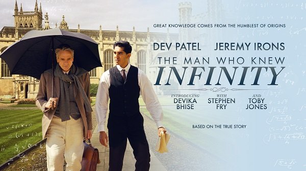 Bộ phim “The Man Who Knew Infinity” kể lại cuộc đời của nhà toán học huyền thoại Srinivasa Ramanujan. (Ảnh: Internet)