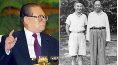 Giang Trạch Dân (trái); Lý Chí Tuy và Mao Trạch Đông (phải). (Ảnh: Internet)