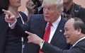 Ông Trump và Thủ tướng Việt Nam Nguyễn Xuân Phúc gặp lại nhau tại hội nghị thượng đỉnh G20 ở Đức hôm 8/7.