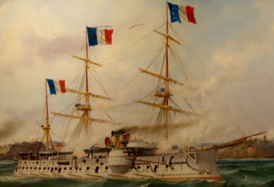 chiến hạm quân Pháp 1858