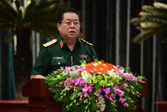 Thượng tướng Nguyễn Trọng Nghĩa - phó chủ nhiệm Tổng cục chính trị Quân đội. Ảnh: Quang Định (tuoitre.vn)