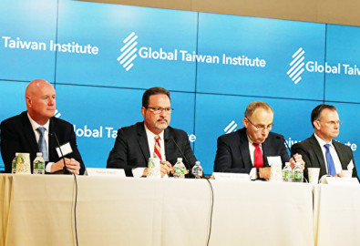 Giới tinh hoa chính trị Hoa Kỳ đã tham dự hoạt động của Global Taiwan Institute tại Washington DC. (Ảnh: Epoch Times)