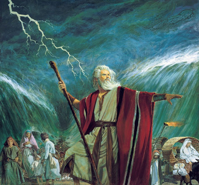Truyền thuyết về “Phép màu của Moses”. (Ảnh qua Kênh 14)